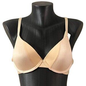 Cream Tiger Stripe Soft Cup Bra
